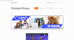 Desktop Screenshot of christianfitnesstv.com